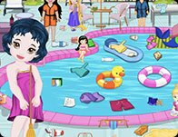 Baby Princess Swimming Pool Cleaning