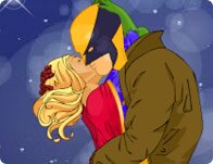 Epic Superhero Kiss